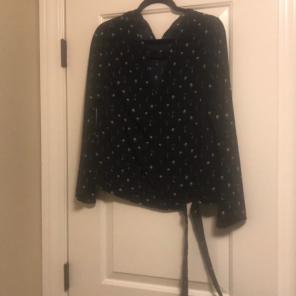 Navy blue blouse